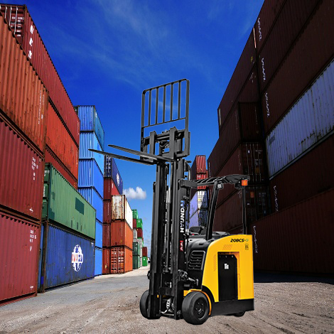 현대 1.8톤 전동 입식 지게차 18BCS-9