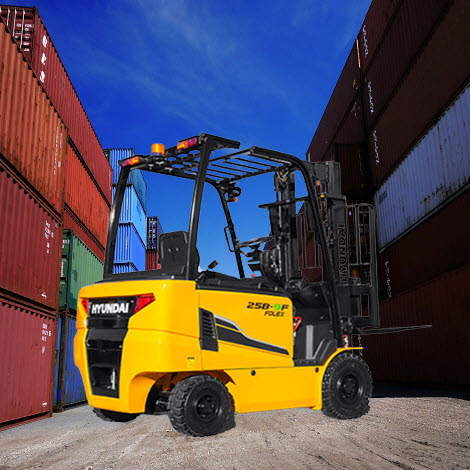 현대 2.5톤 전동 좌식 지게차 25B-9F