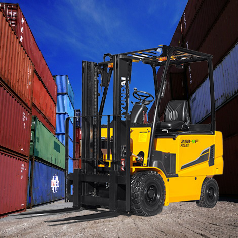 현대 2.5톤 전동 좌식 지게차 25B-9F
