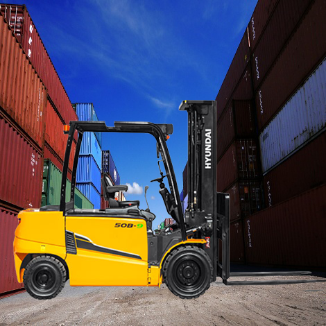 현대 4톤 전동 좌식 지게차 40B-9