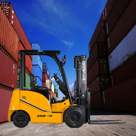 현대 3톤 전동 좌식 지게차 30B-7A