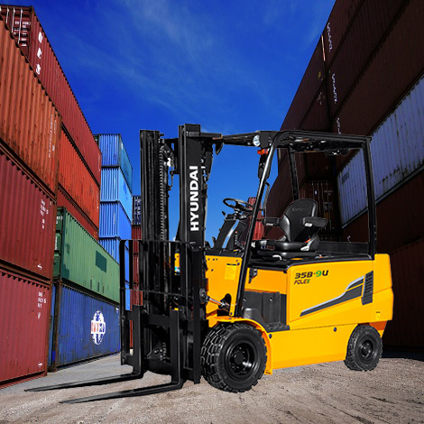 현대 3.2톤 전동 좌식 지게차 32B-9U