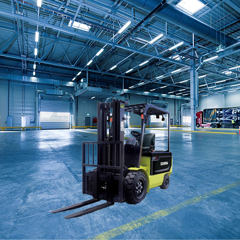 클라크 전동 지게차 LEP20s(2톤) 좌식/좌승식 보급형 안전인증(S마크)제품