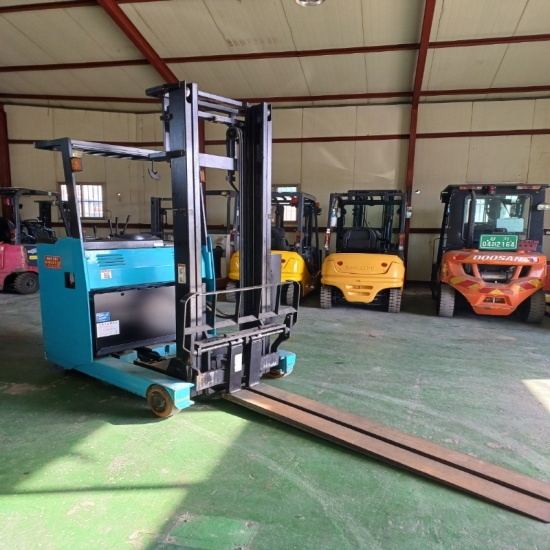 스미토모 1.5톤 입식 전동 지게차 61-FBR15SE 2단 마스트 4M인상 가능, 2022년 배터리