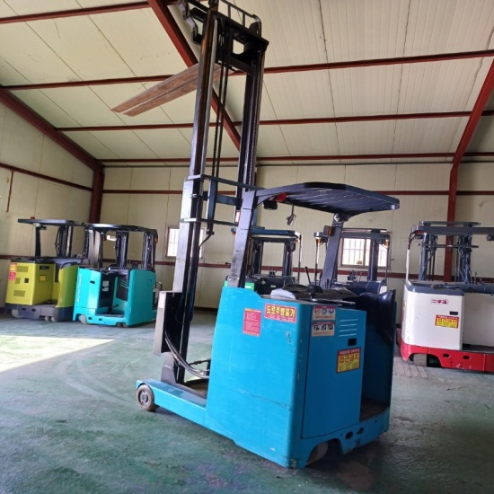 스미토모 1.5톤 입식 전동 지게차 61-FBR15SE 2단 마스트 4M인상 가능, 2022년 배터리