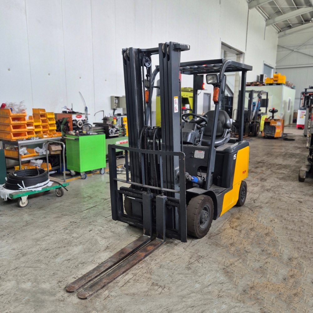 TCM 1.5톤 전동 지게차 FB15-7 3단 4.8M S/S