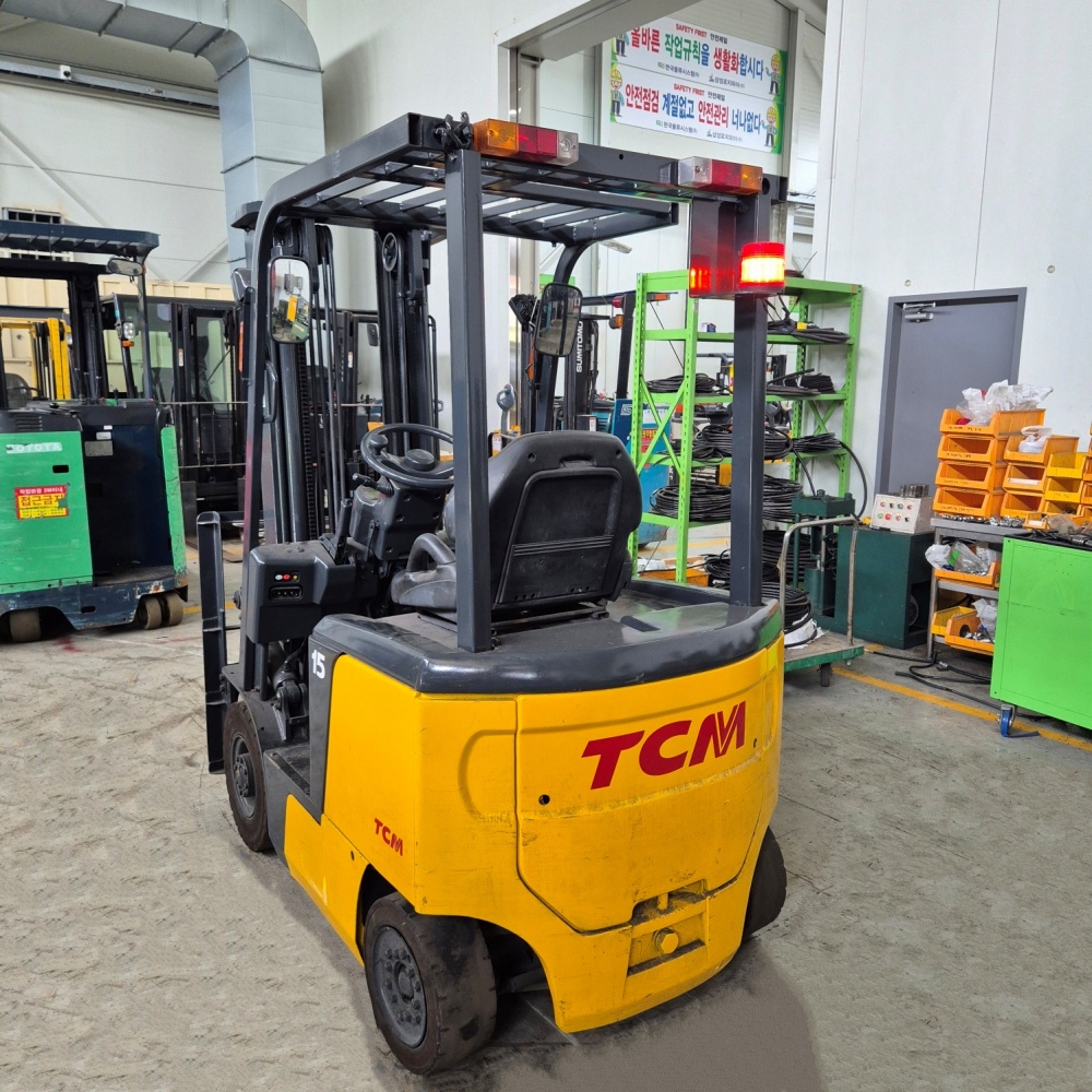TCM 1.5톤 전동 지게차 FB15-7 3단 4.8M S/S