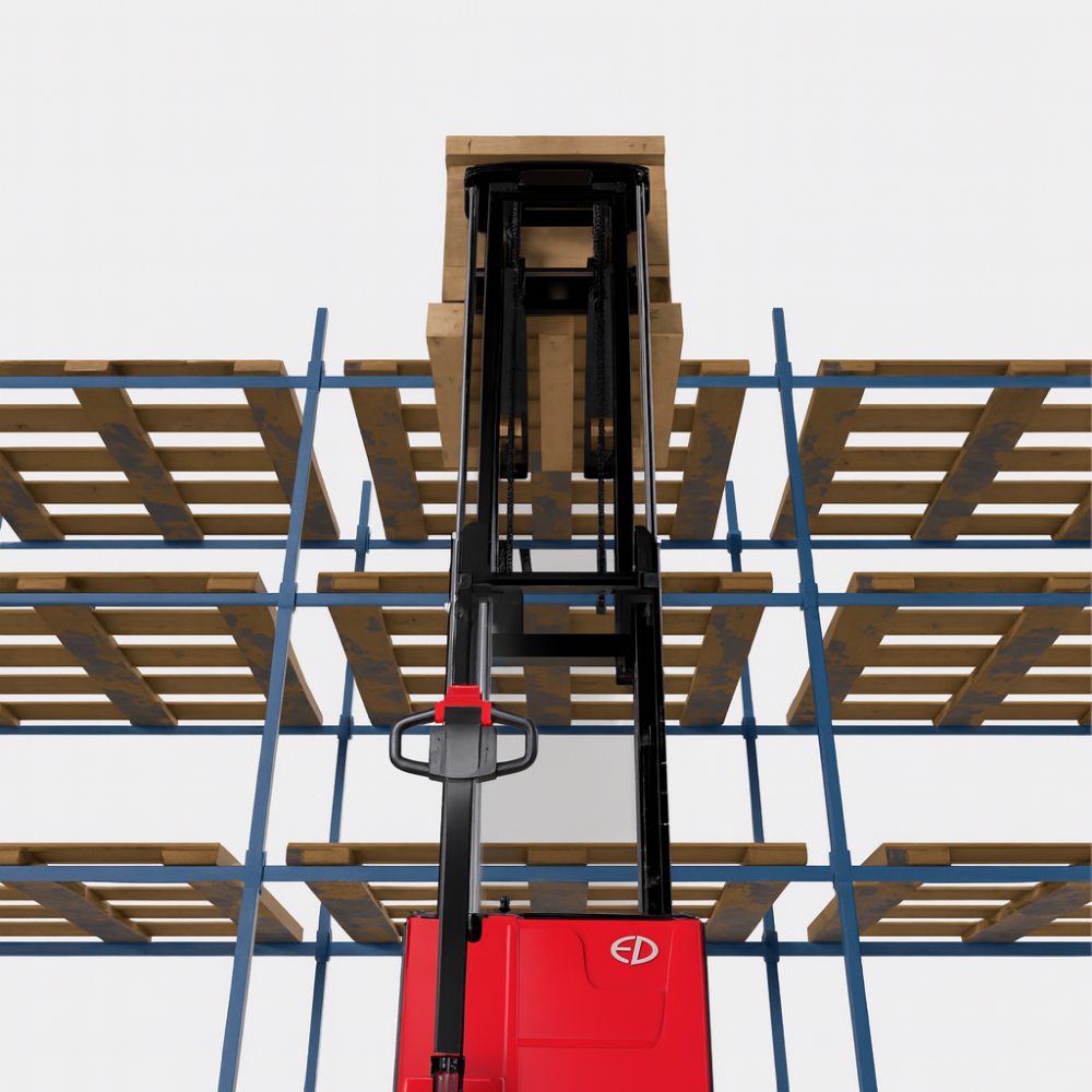 EP 1.2톤 전동 보행식 스태커 ESA121-D 스트래드 버전 고급형